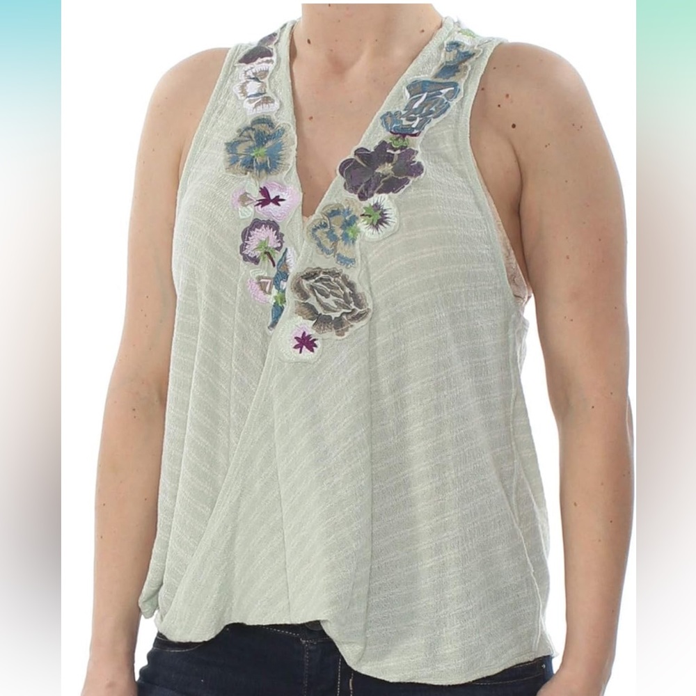 Free people embroidered top